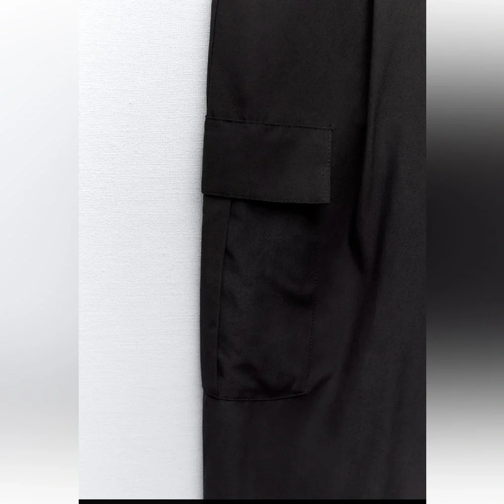BELTED PAPERBAG PANTS - Picture 10 of 12